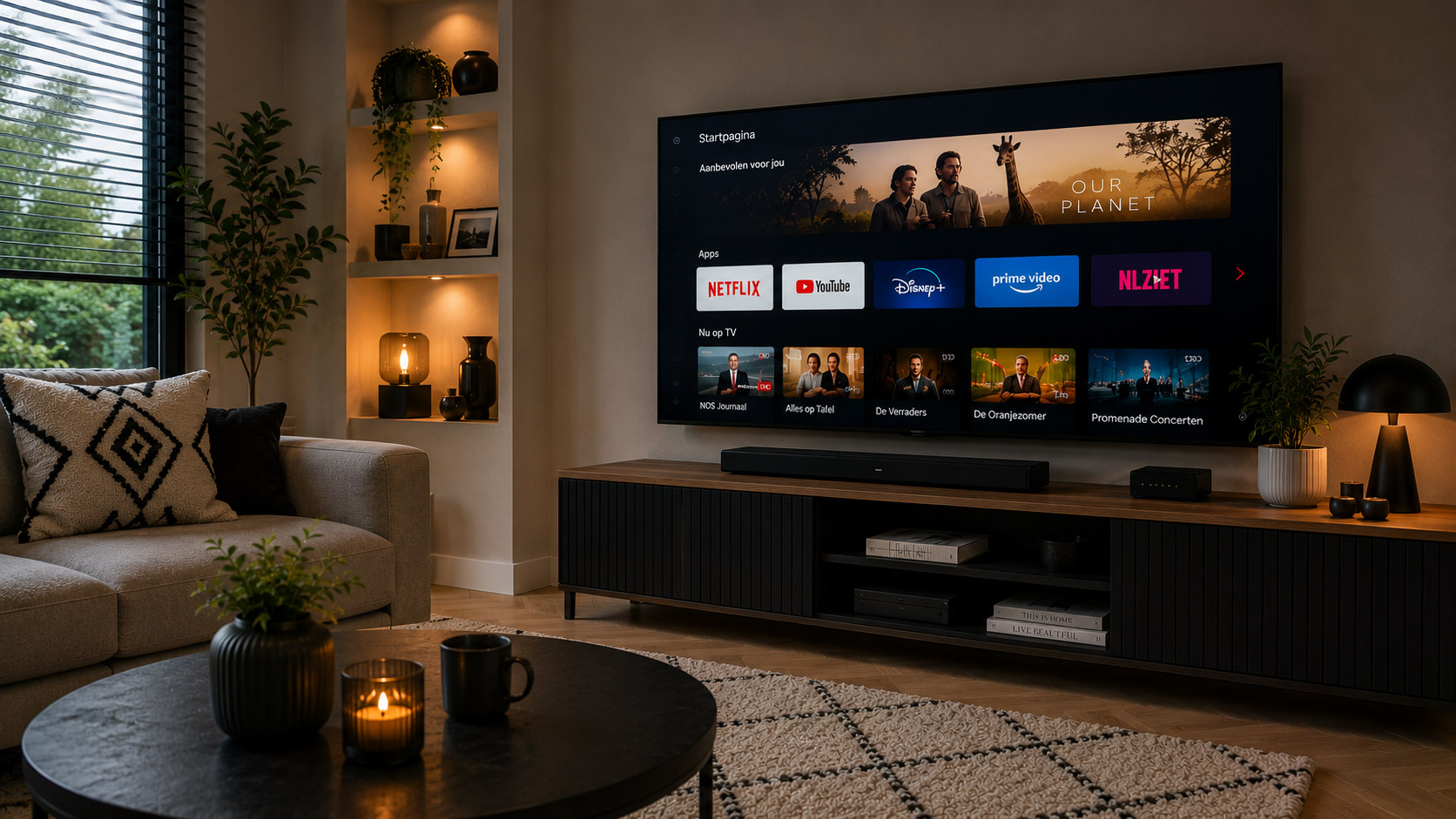 Internet en televisie installeren en instellen in huis